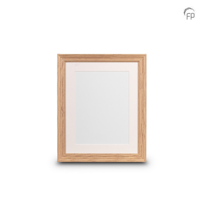 Houten fotolijst blank eiken — groot formaat (foto 20 × 25 cm) - view 1