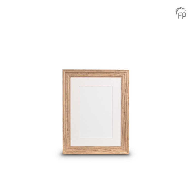 Houten fotolijst blank eiken — klein formaat (foto 15 × 20 cm) - view 1