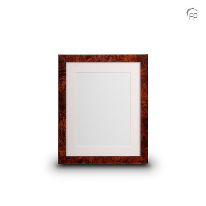 Houten fotolijst wortelnoten — groot formaat (foto 20 × 25 cm) - view 1