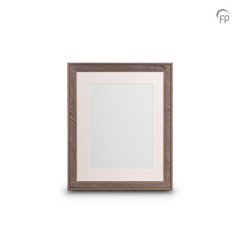 Houten fotolijst bruin — groot formaat (foto 20 × 25 cm) - view 1