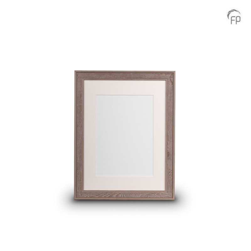 Houten fotolijst bruin — medium formaat (foto 18 × 24 cm) - view 1