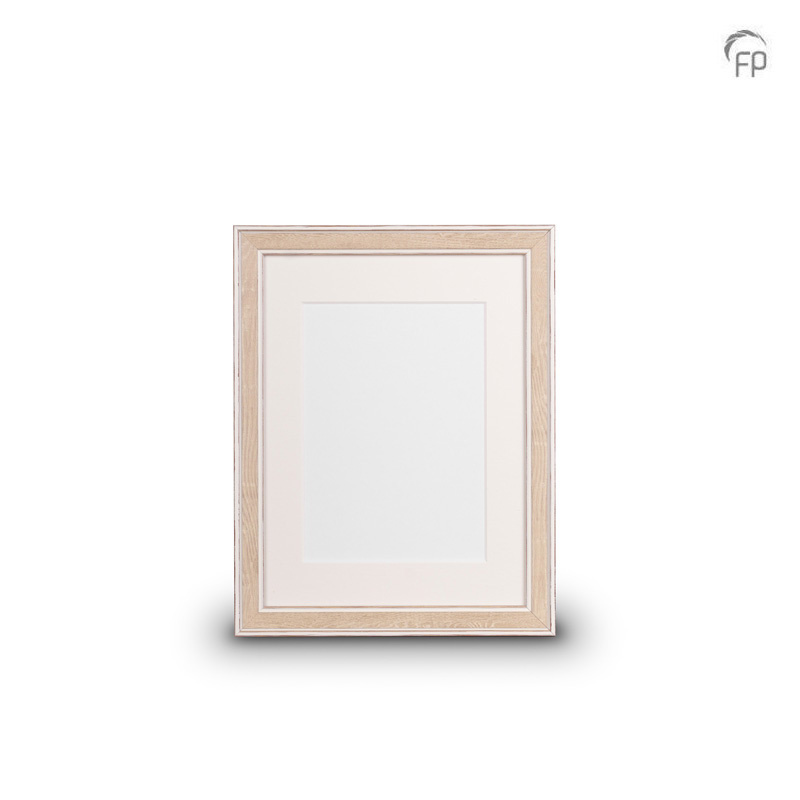Houten fotolijst beige — medium formaat (foto 18 × 24 cm) - view 1