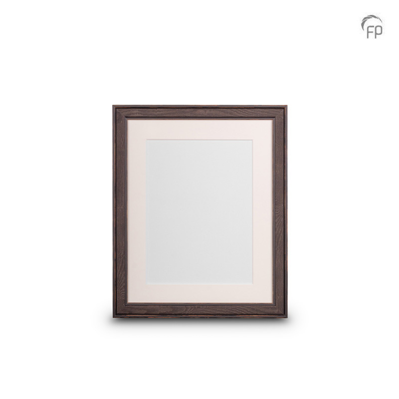 Houten fotolijst zwart — groot formaat (foto 20 × 25 cm) - view 1