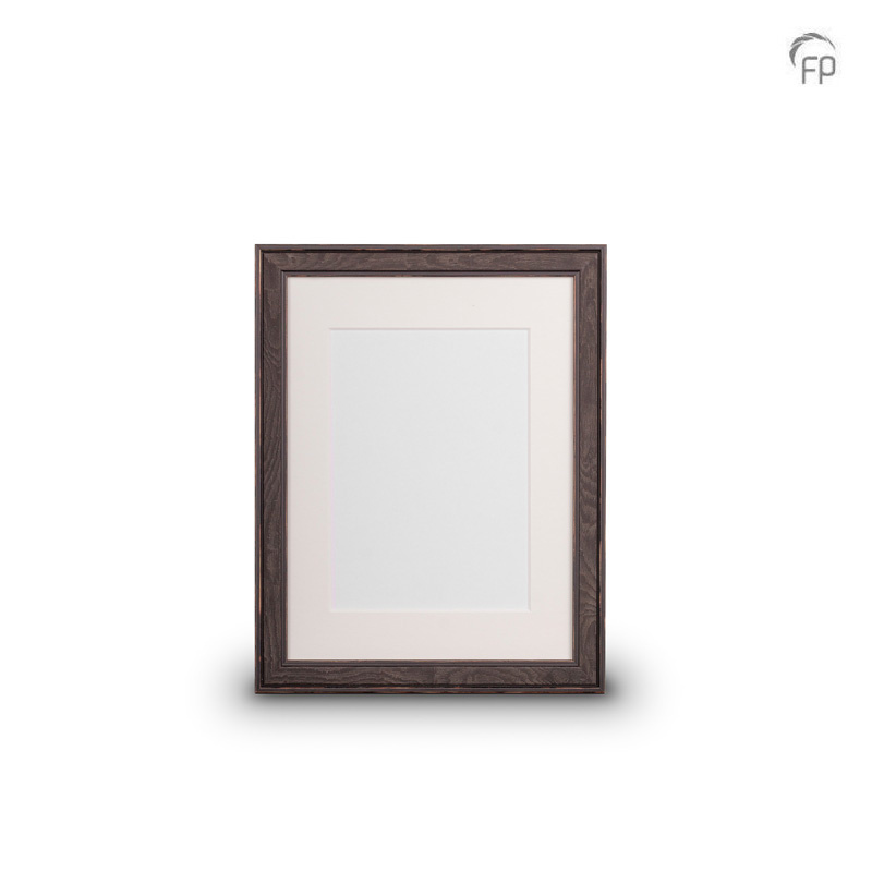 Houten fotolijst zwart — medium formaat (foto 18 × 24 cm) - view 1