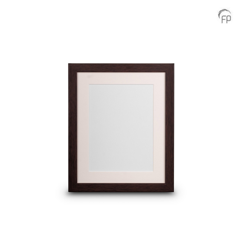 Houten fotolijst donkerbruin — groot formaat (foto 20 × 25 cm) - view 1