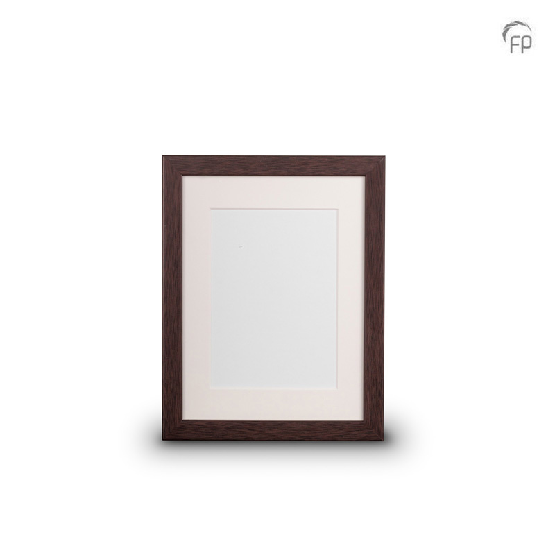 Houten fotolijst donkerbruin — medium formaat (foto 18 × 24 cm) - view 1