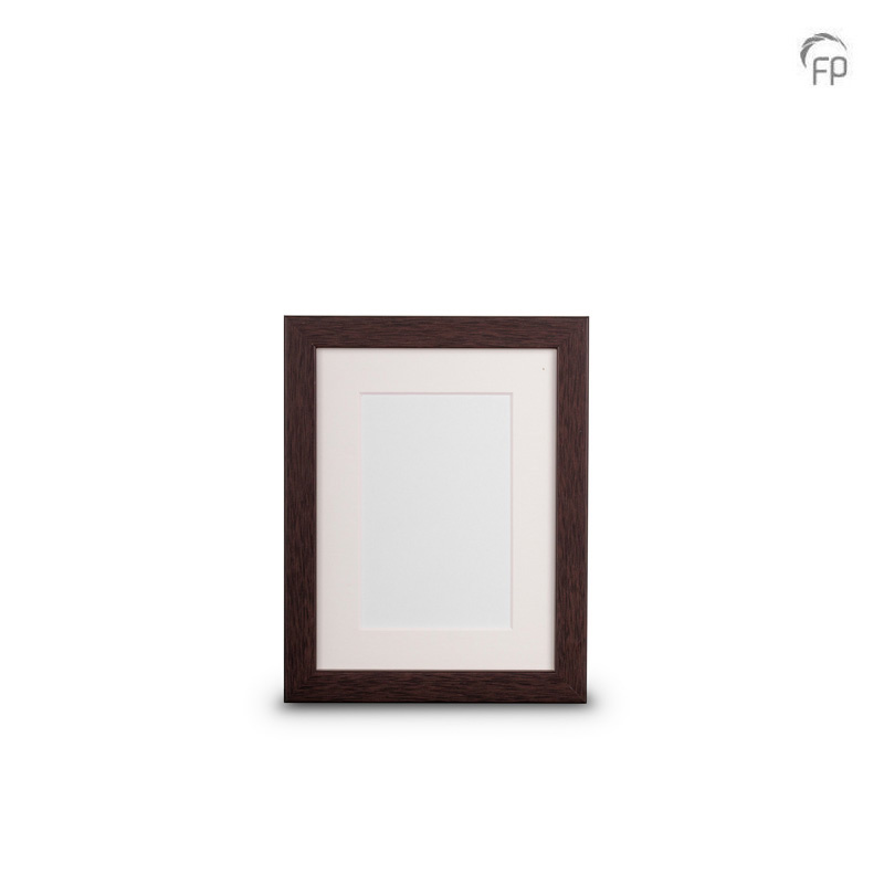 Houten fotolijst donkerbruin — klein formaat (foto 15 × 20 cm) - view 1