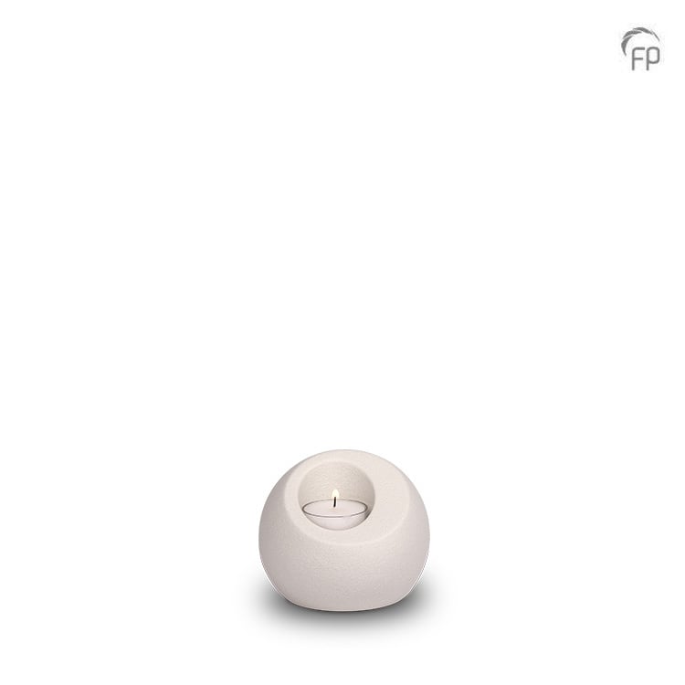 Mini urn Lumos — wit porselein met theelichtjes (keepsake) - view 1