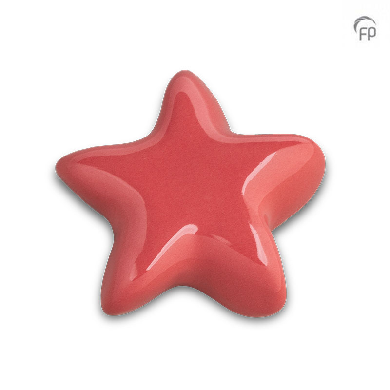 Mini urn Asteri Ster — oudroze (keepsake) - view 1