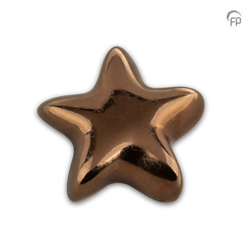 Mini urn Asteri Ster — bronskleur (keepsake) - view 1