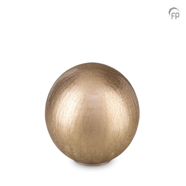 Glazen urn — cappuccino Boheems kristal (volwassen) - view 1