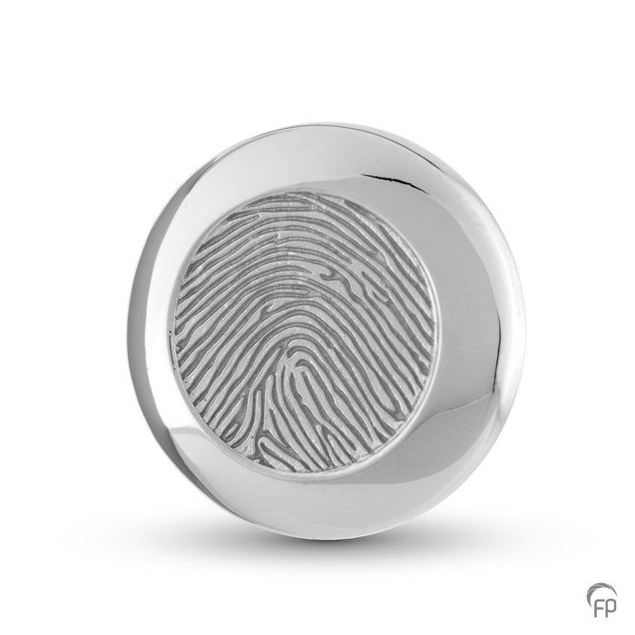 Vingerafdrukhanger HF 095 — zilver met askamer - view 1
