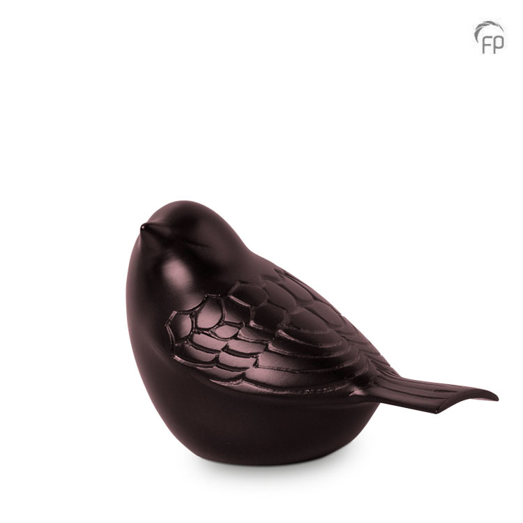 Metaal mini-keepsake Songbird — bronskleur (vogel-figuur) - view 1