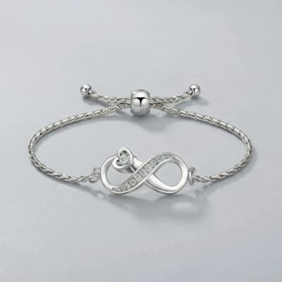 Infinity Urn Armband - Volledig verstelbaar | Zilverkleurig - Waardig Gedenkteken