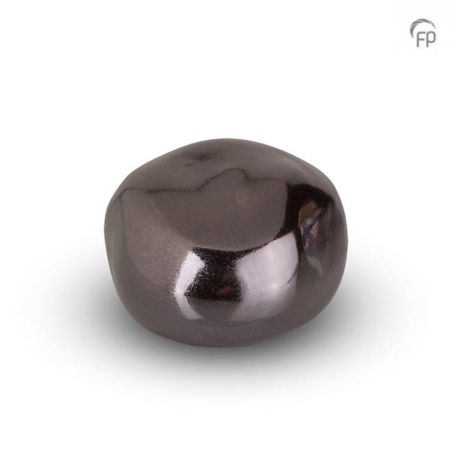 Knuffelkei Steel Grey — donker zilvergrijs metallic - view 1