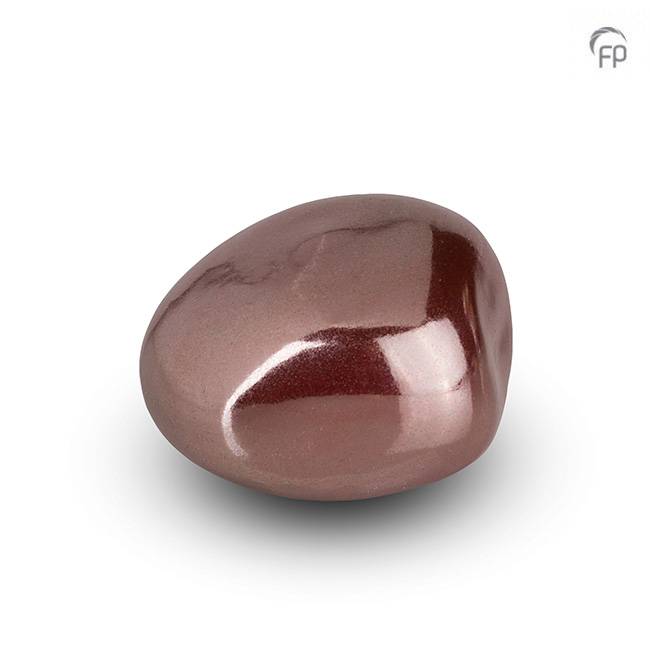 Knuffelkei Remember — bruinrood premium glazuur - view 1