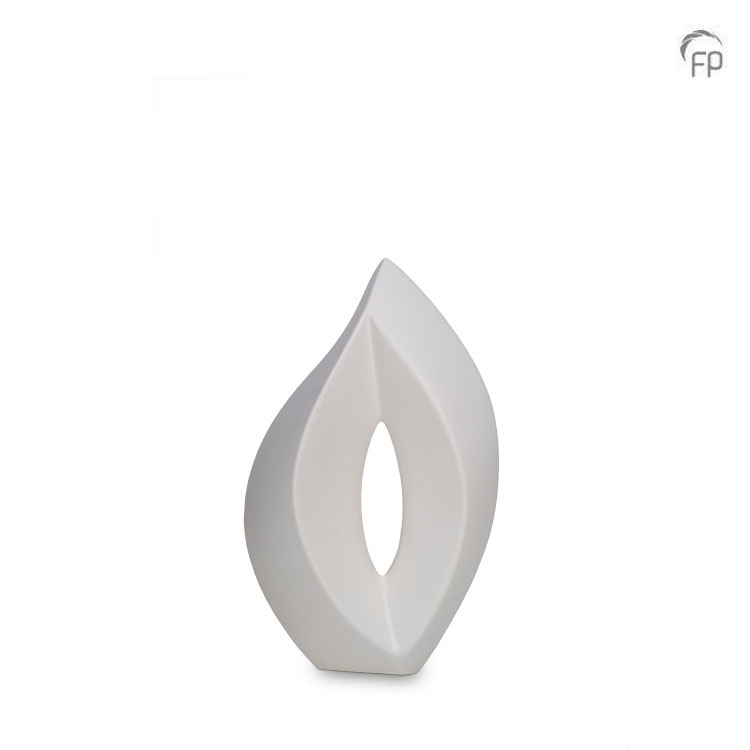 Keramische urn Venezia — wit, mat (medium) - view 1