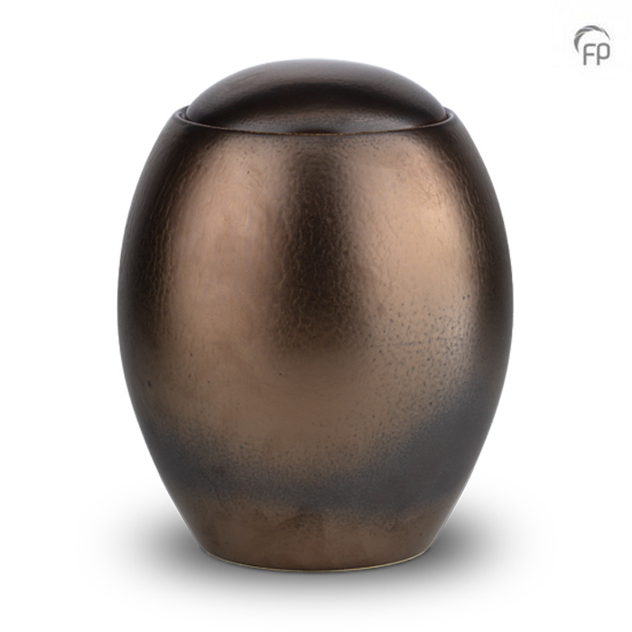 Keramische urn Crafts — brons mat (duurzaam, in/outdoor) - view 1