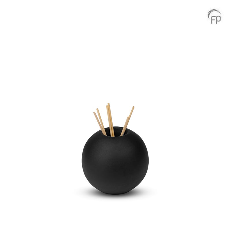 Keepsake parfum-urn Essence of Life — zwart, mat (klein) - view 1
