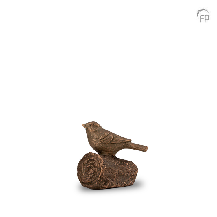 Keepsake-urn Levenstakje — bronskleurig keramiek (mini) - view 1