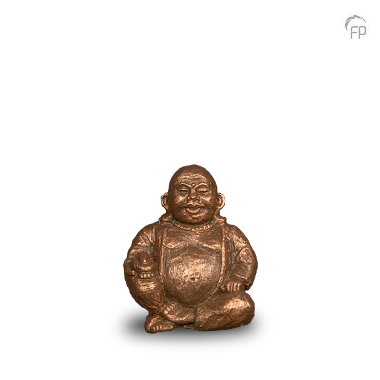 Keepsake-urn Boeddha — bronskleurig keramiek (mini) - view 1