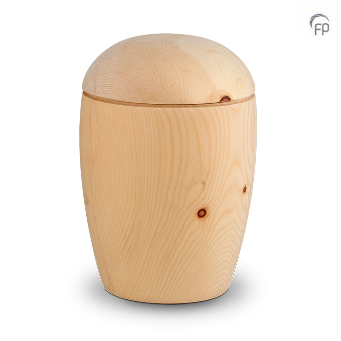 Houten urn — Zwitsers grenenhout, rechthoekig (volwassen) - view 1
