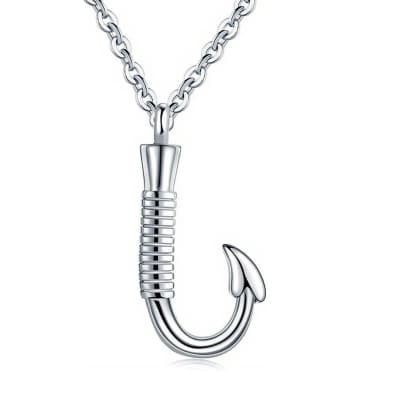 As Hanger Vishaak "De Laatste Worp" – Zilverkleurig RVS