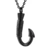 Vishaak As hanger - Fishing Hook Assieraad - Zwart