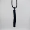 Ashanger met ketting - Mobius Bar - Zwart - Asketting