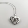 As Hanger met ketting "100 ways to say I love you" - Crematie Sieraad voor Dierbaren