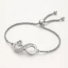 infinity asarmband verstelbaar zilver